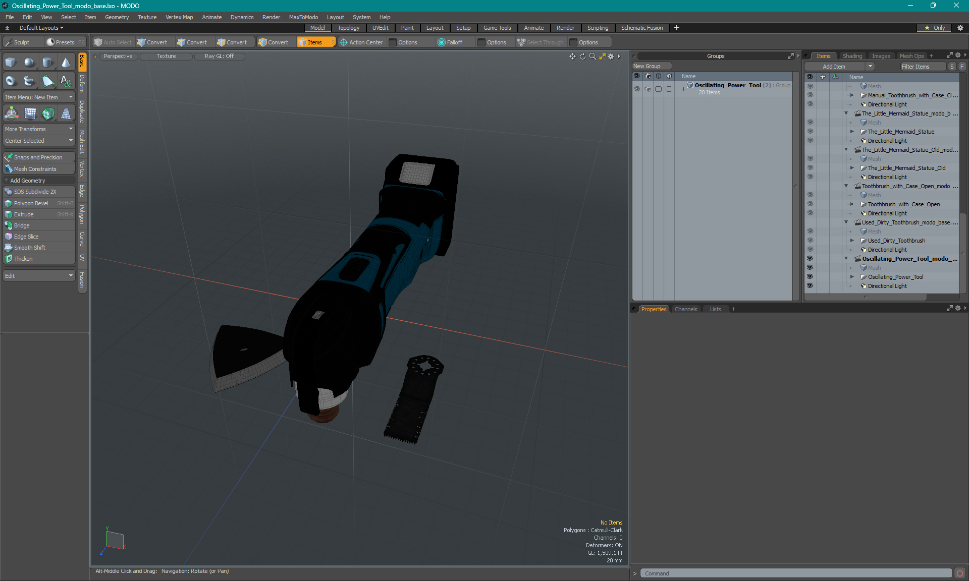 Oscillating Power Tool 3D