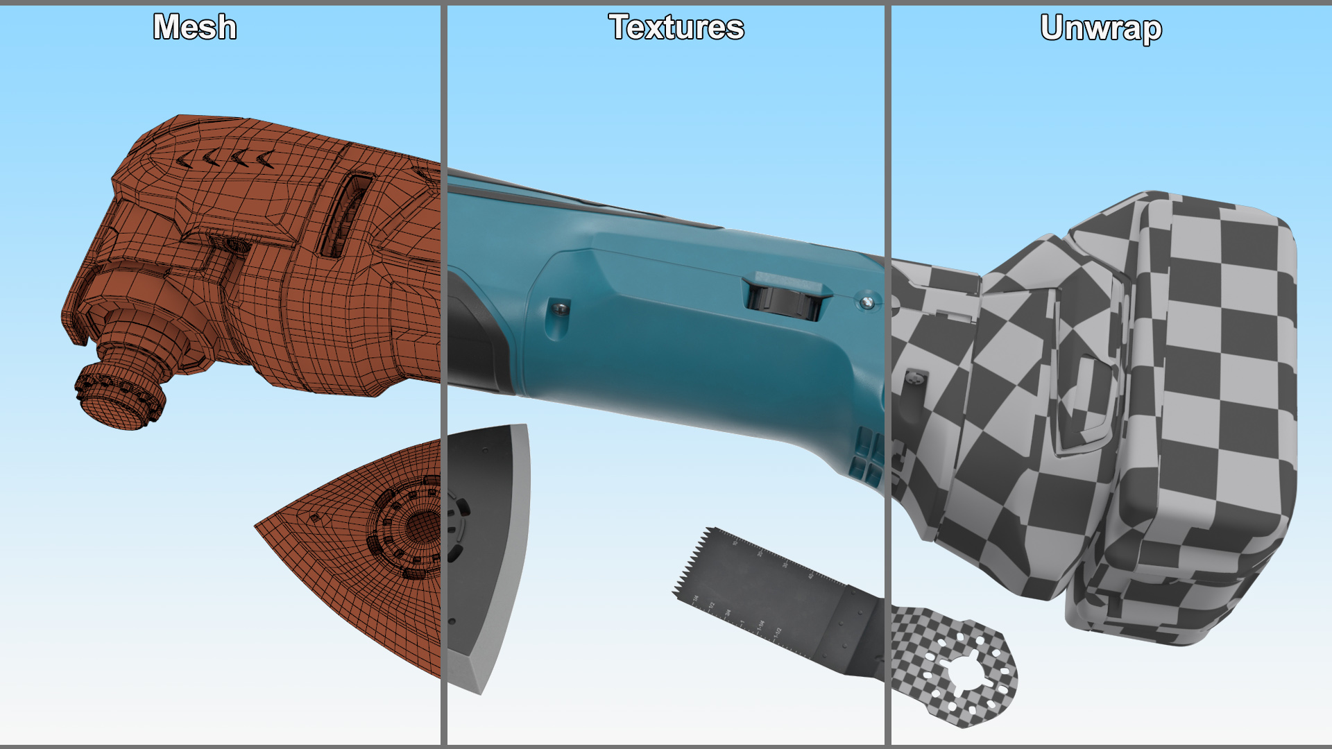 Oscillating Power Tool 3D