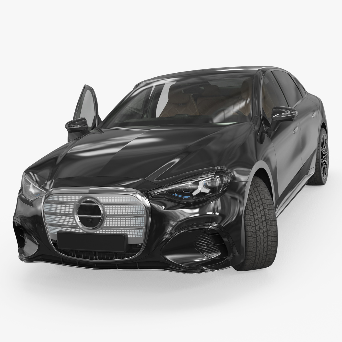Electric Fastback - Black · Rigged