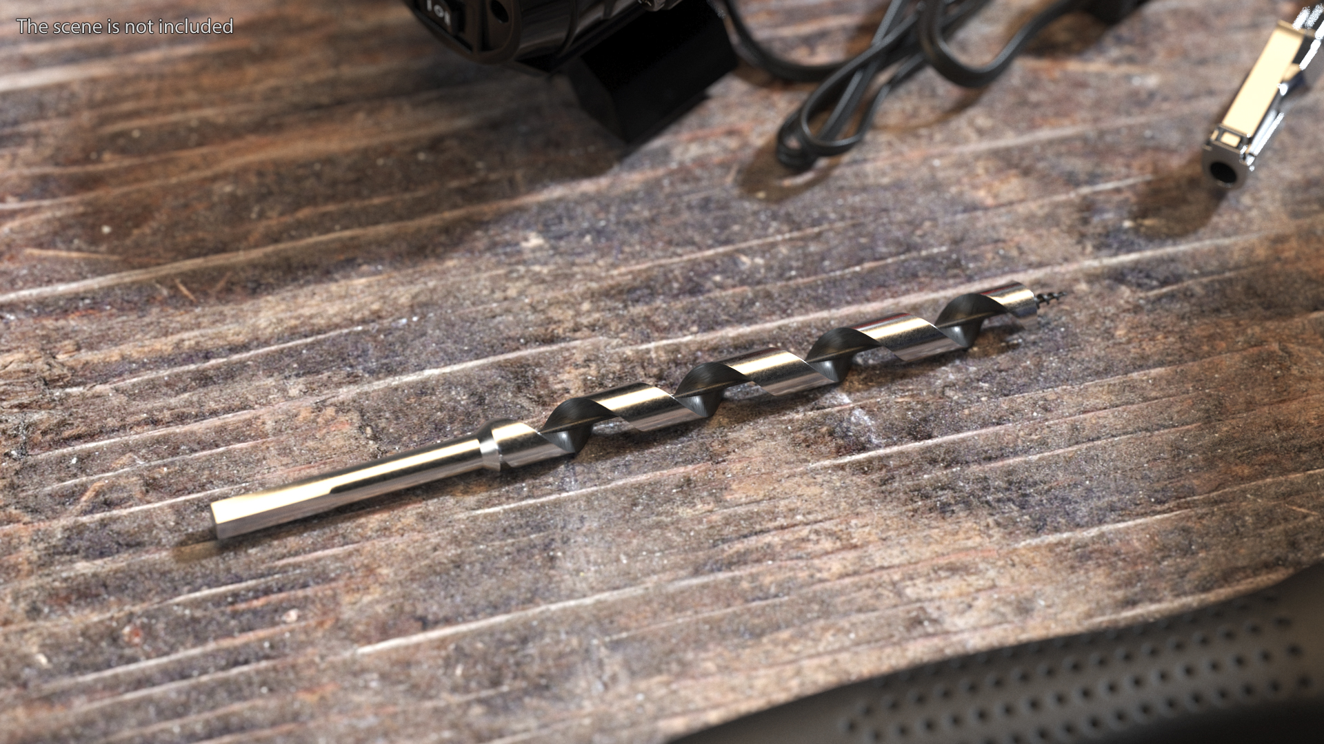 Wood Auger Drill Bit New 3D model