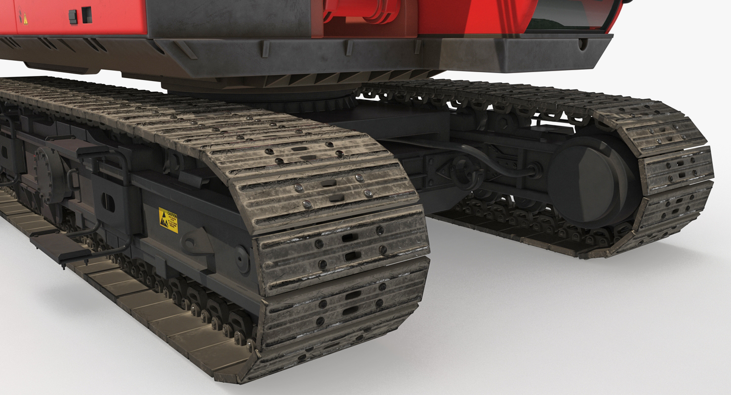 Hydraulics Pile Driver Generic Working Position 3D