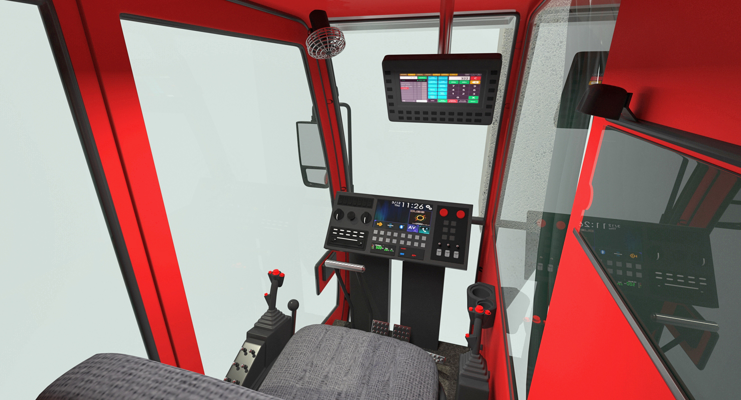 Hydraulics Pile Driver Generic Working Position 3D