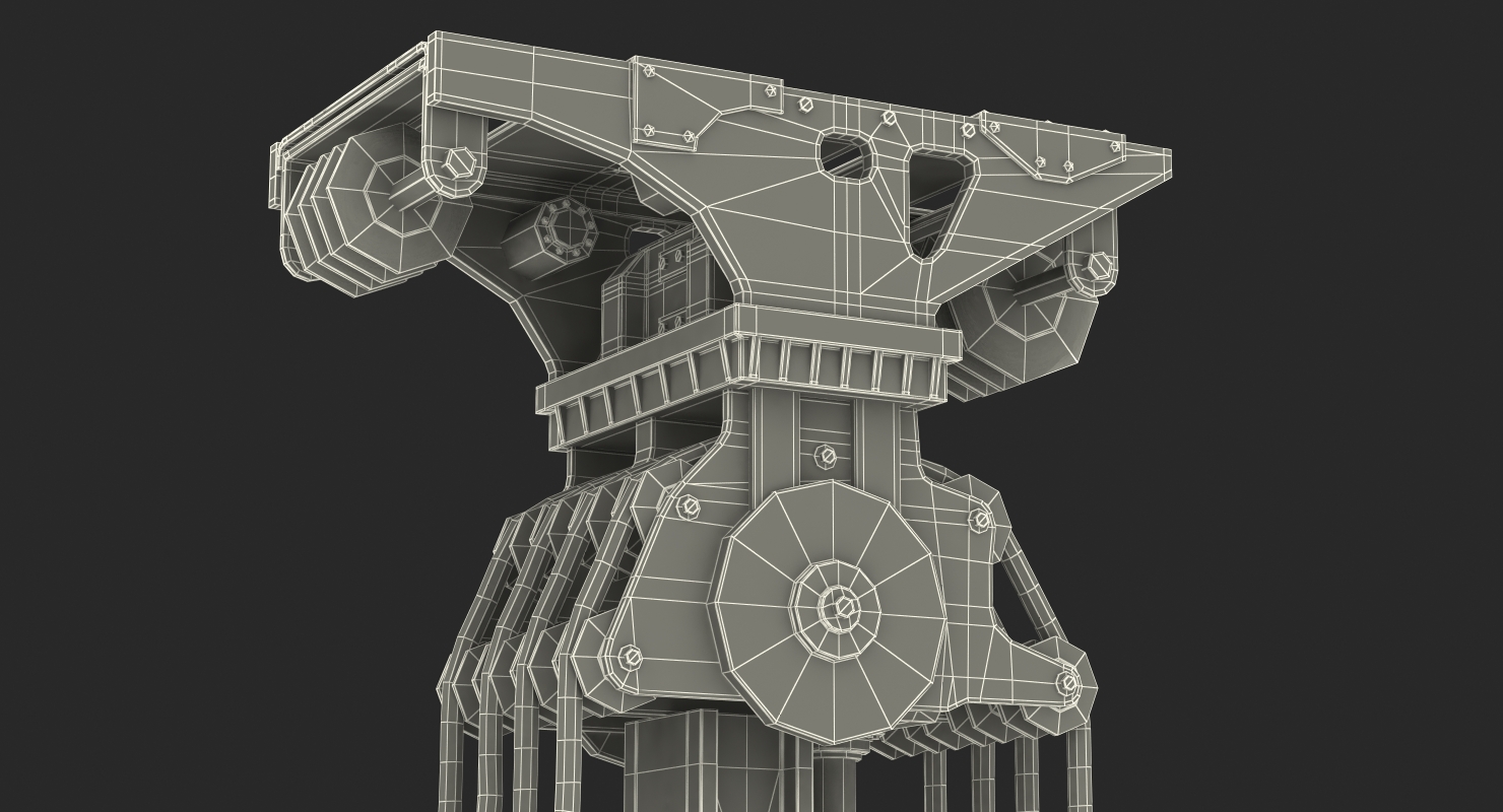 Hydraulics Pile Driver Generic Working Position 3D