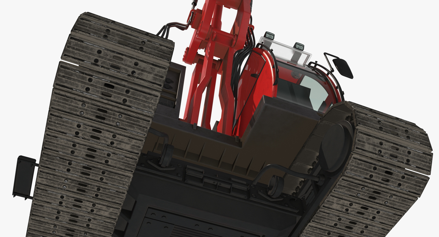 Hydraulics Pile Driver Generic Working Position 3D