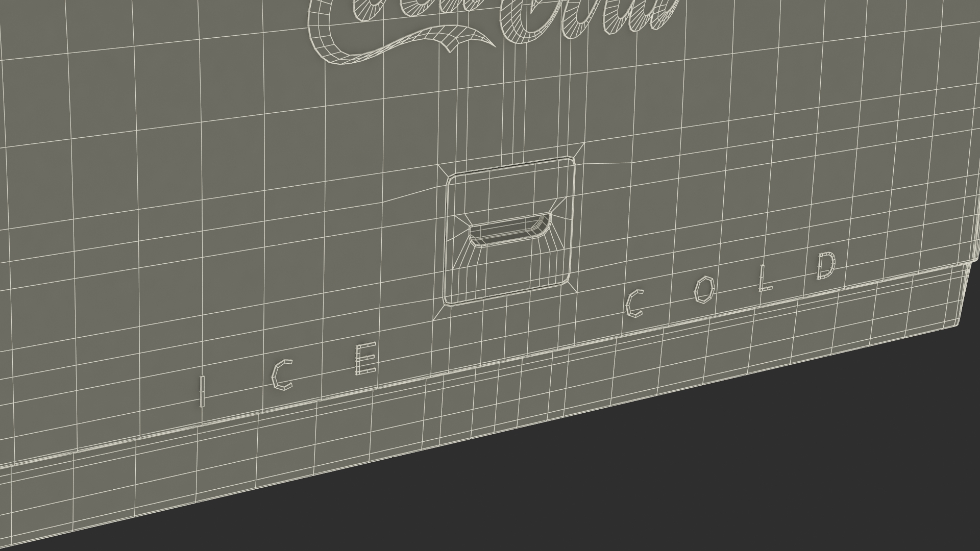 3D Double Cooler Coca Cola model