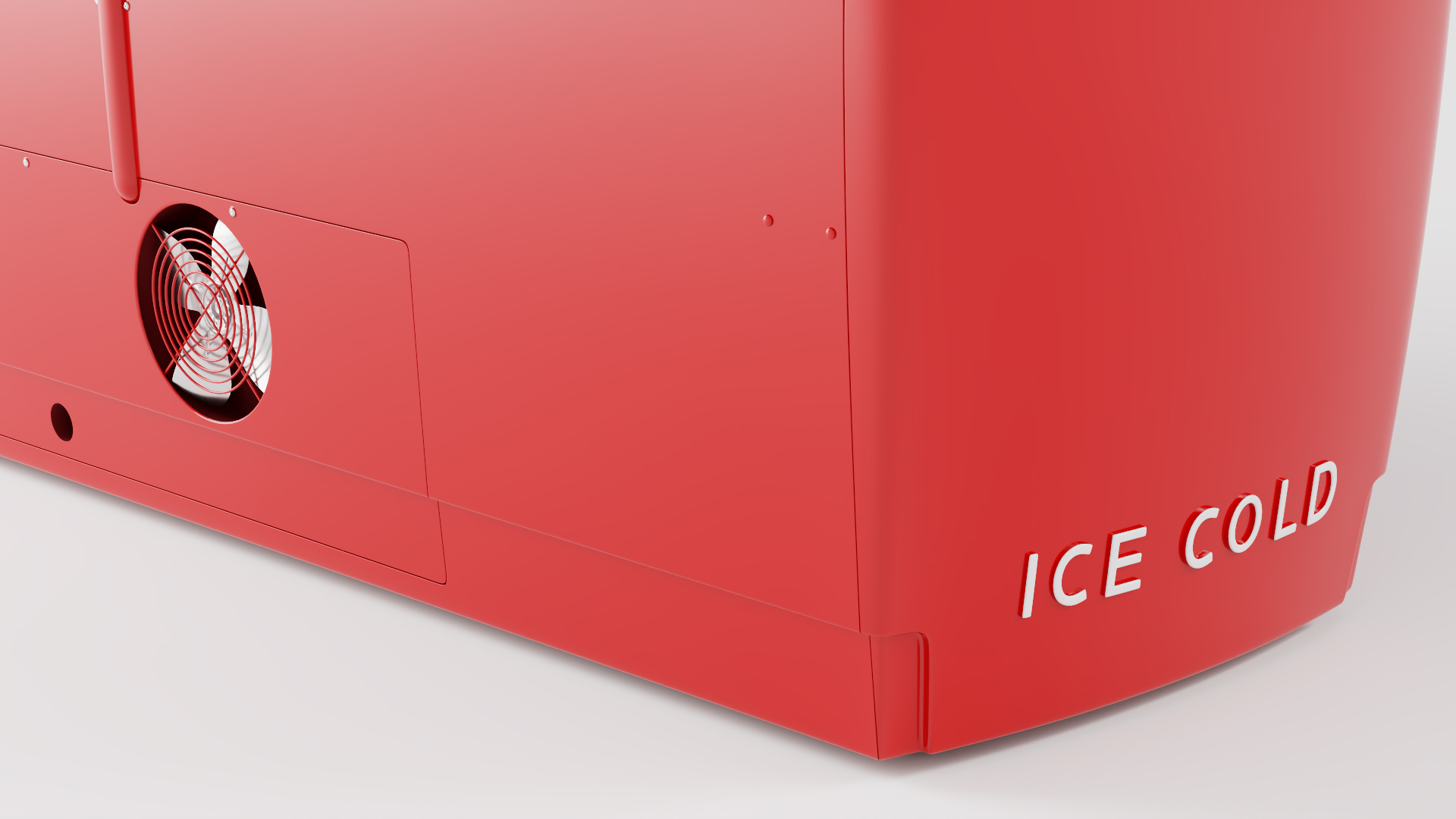 3D Double Cooler Coca Cola model