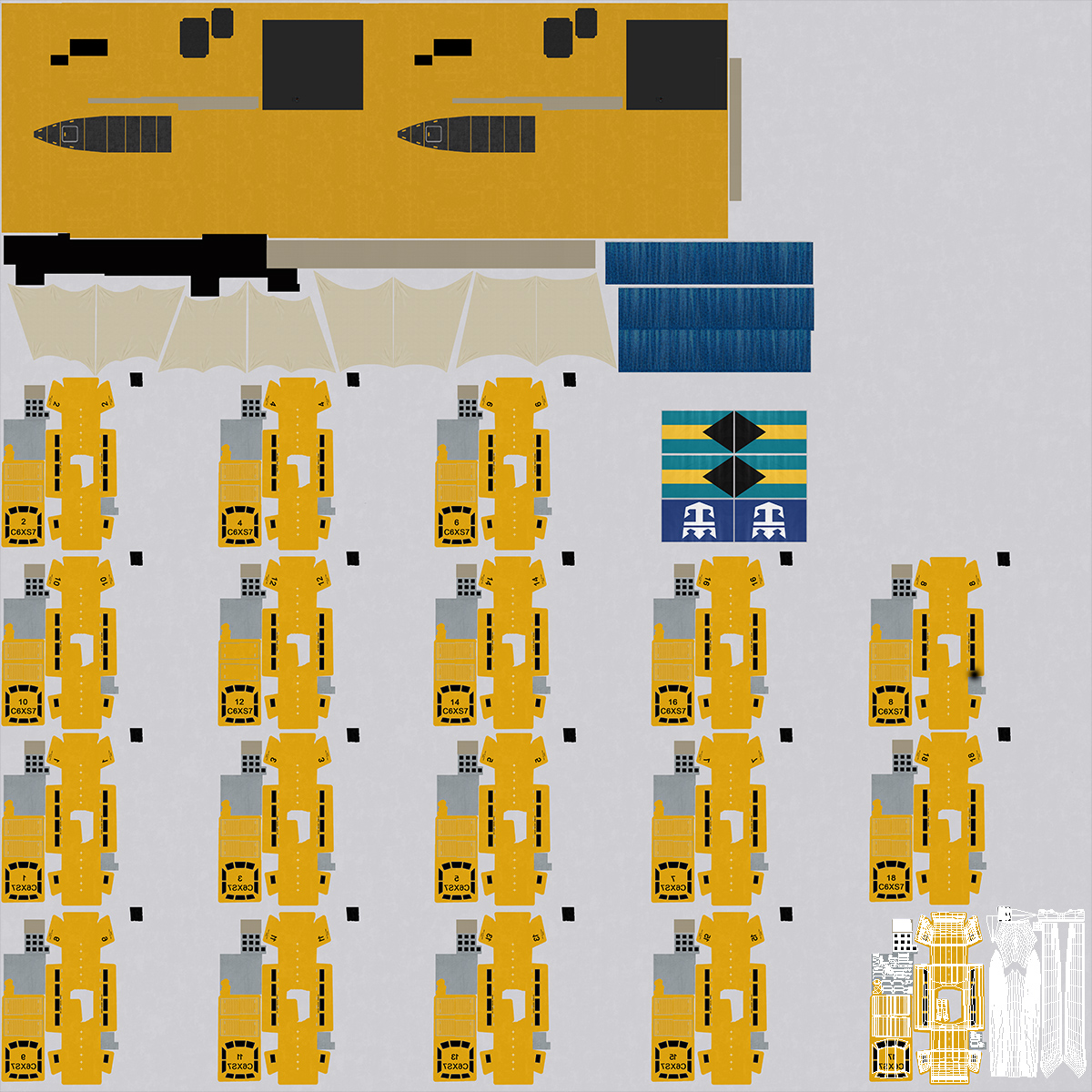 3D model Rescue Lifeboat