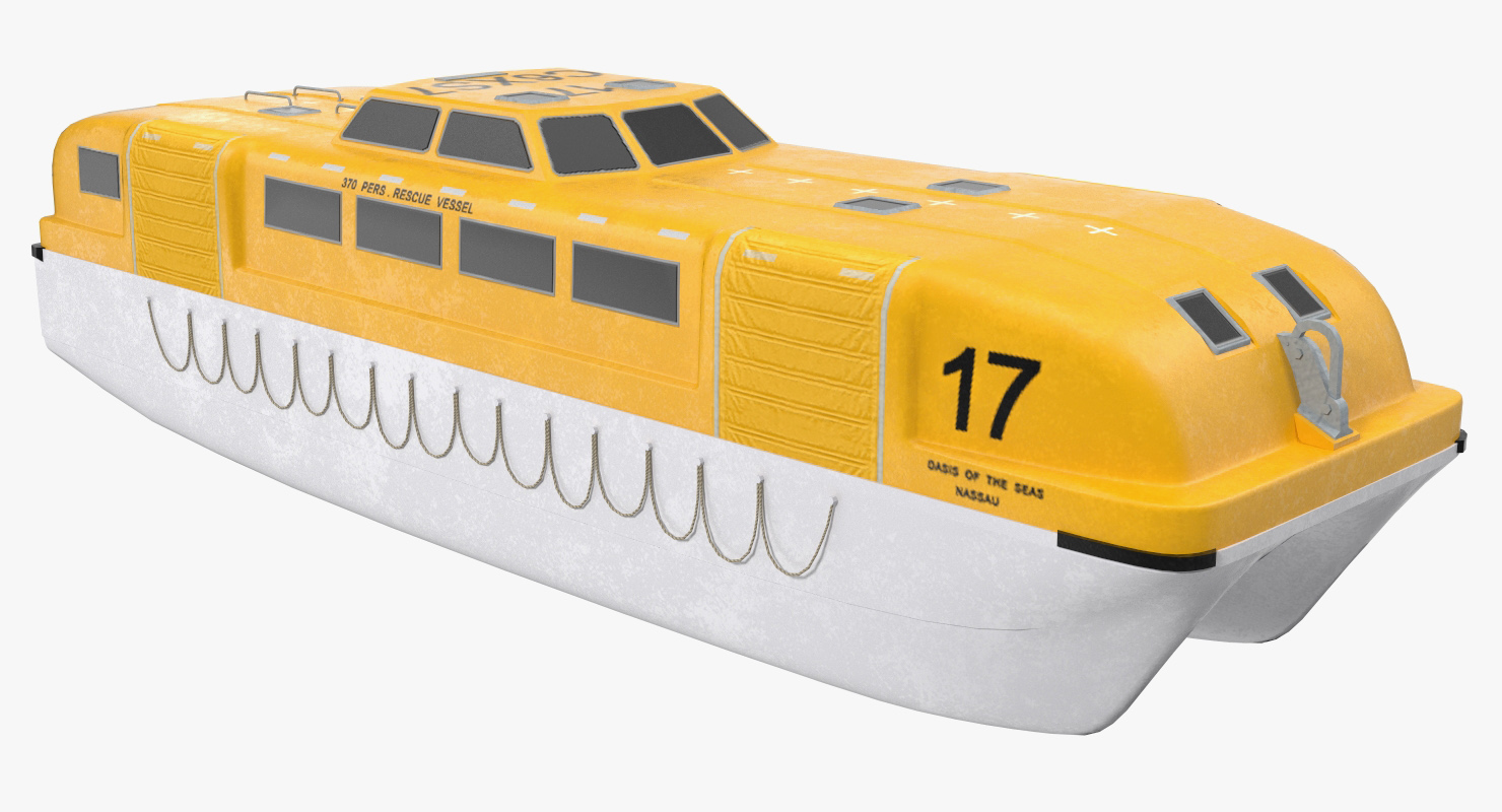 3D model Rescue Lifeboat