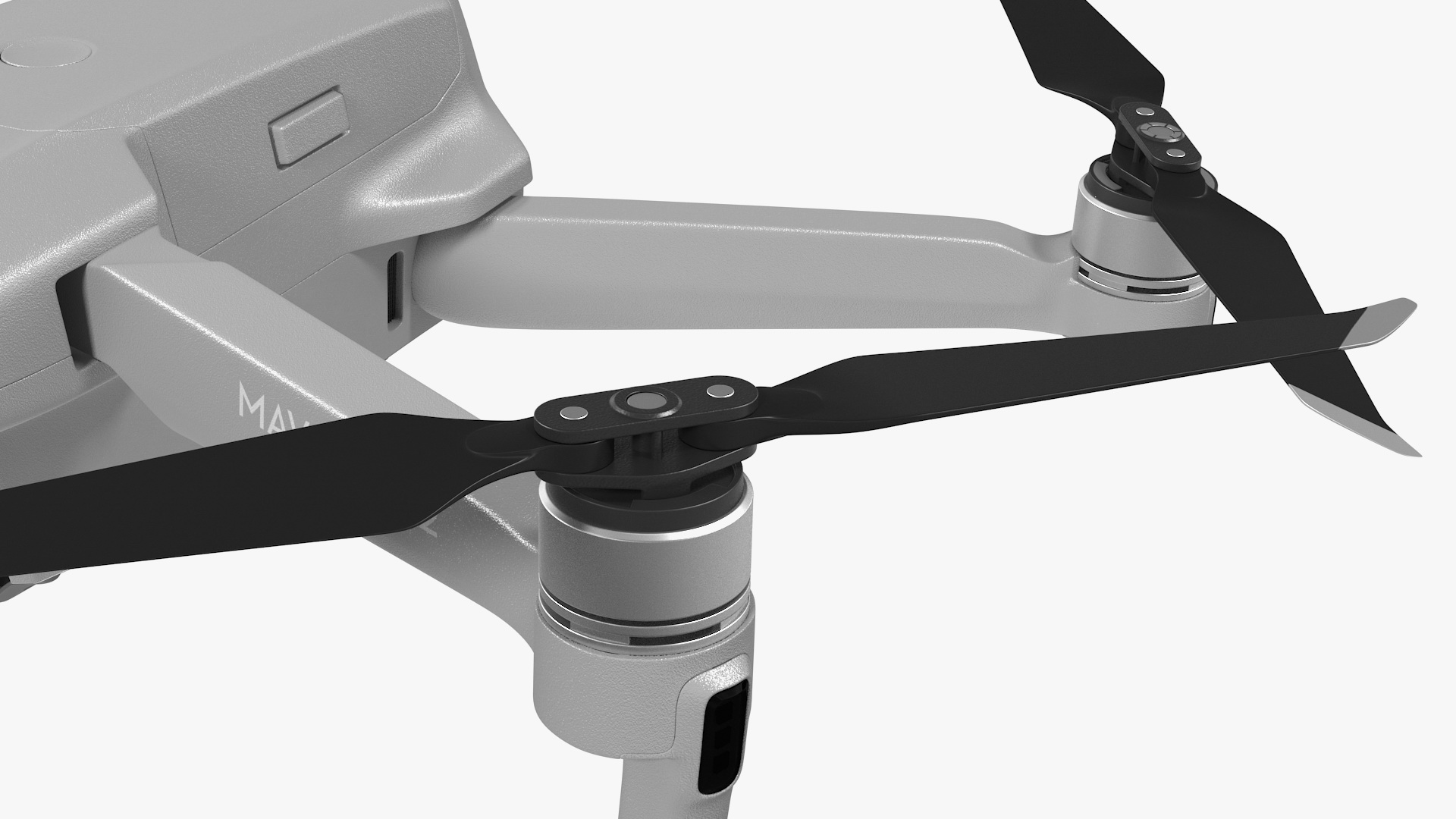 DJI Mavic Air2 Drone Quadcopter UAV with Camera Rigged 3D model