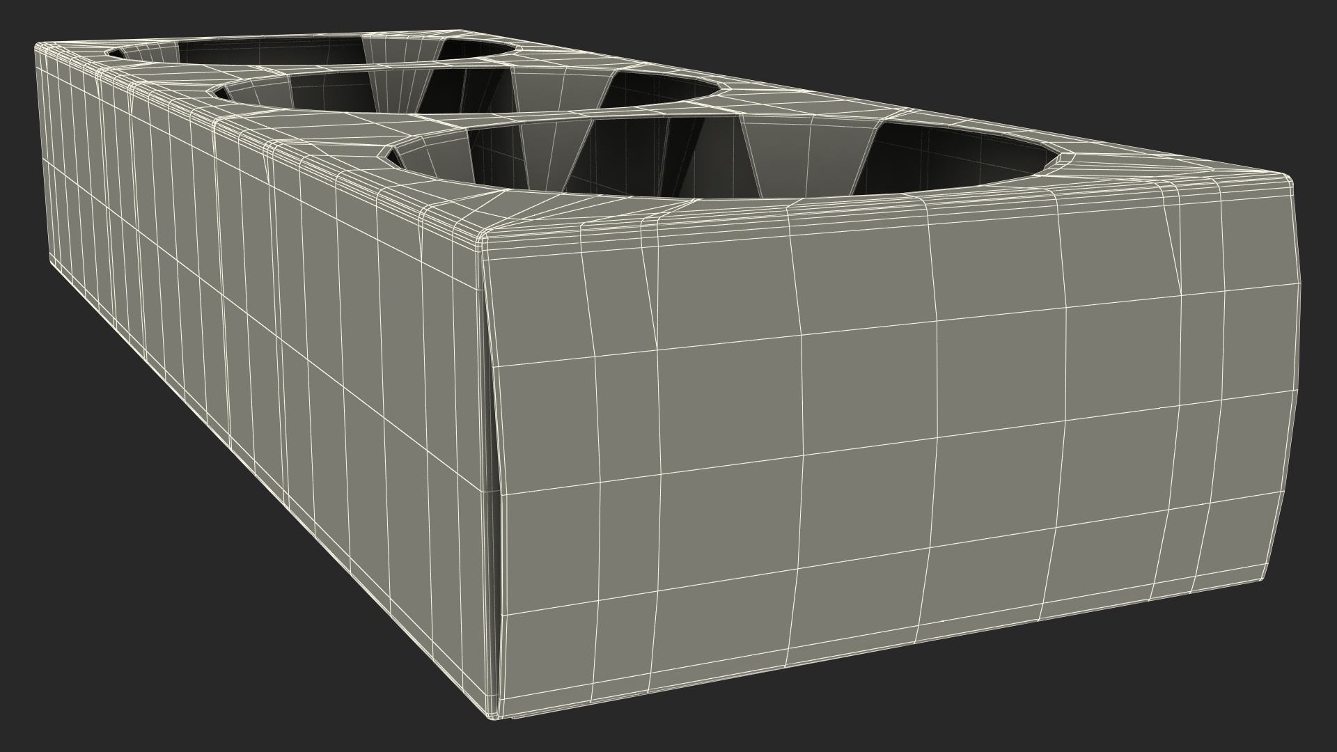 Paper Board Cup Holder 3D