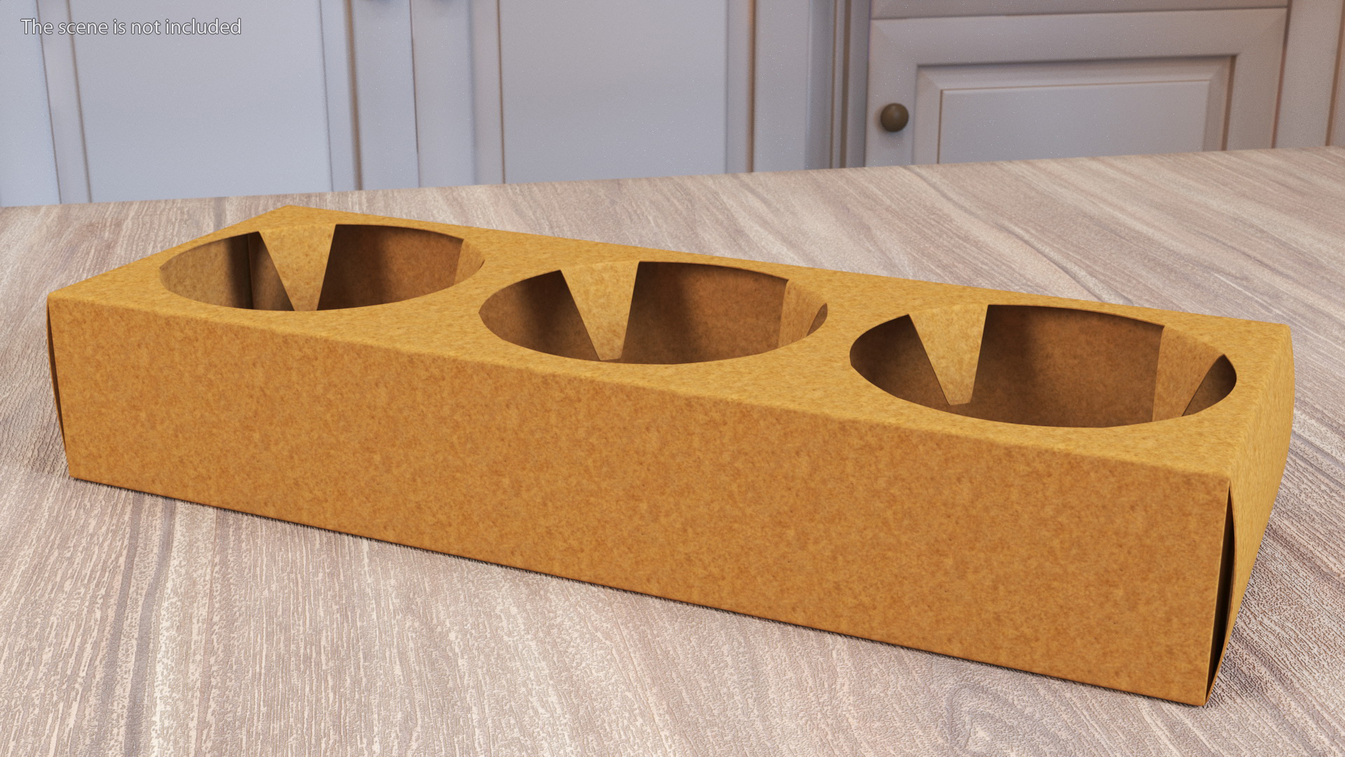 Paper Board Cup Holder 3D