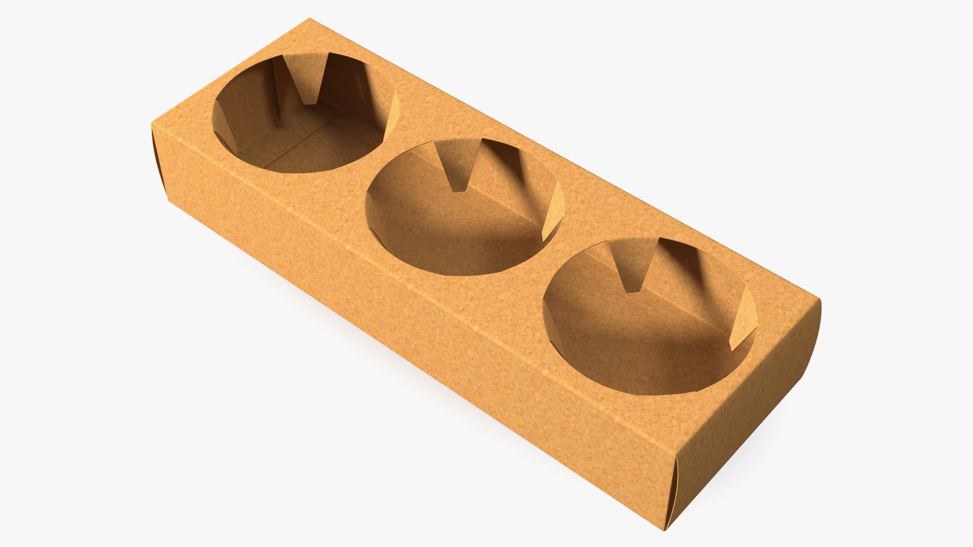 Paper Board Cup Holder 3D