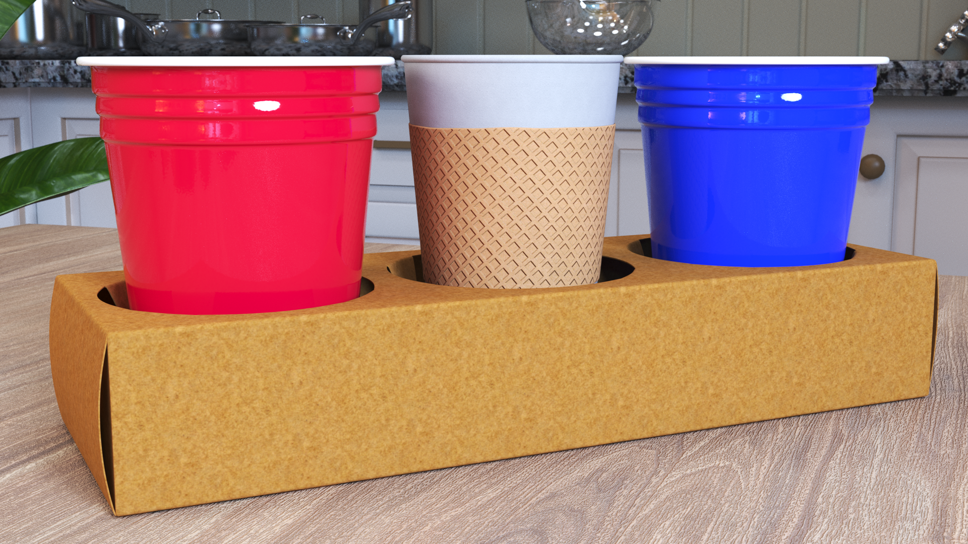 Paper Board Cup Holder, view 12