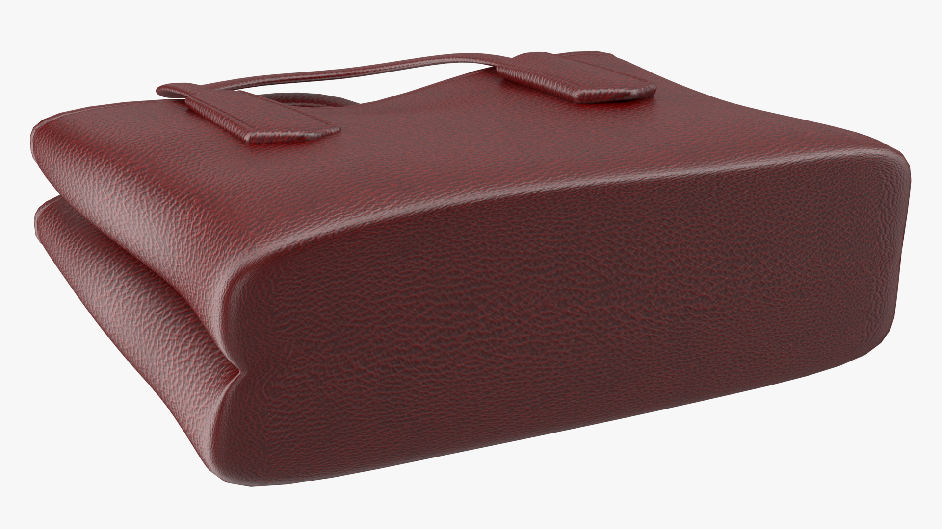3D Women Leather Bag Brown model
