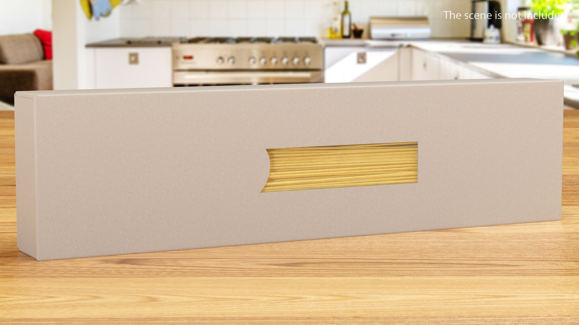 3D Spaghetti Pasta Box Template model