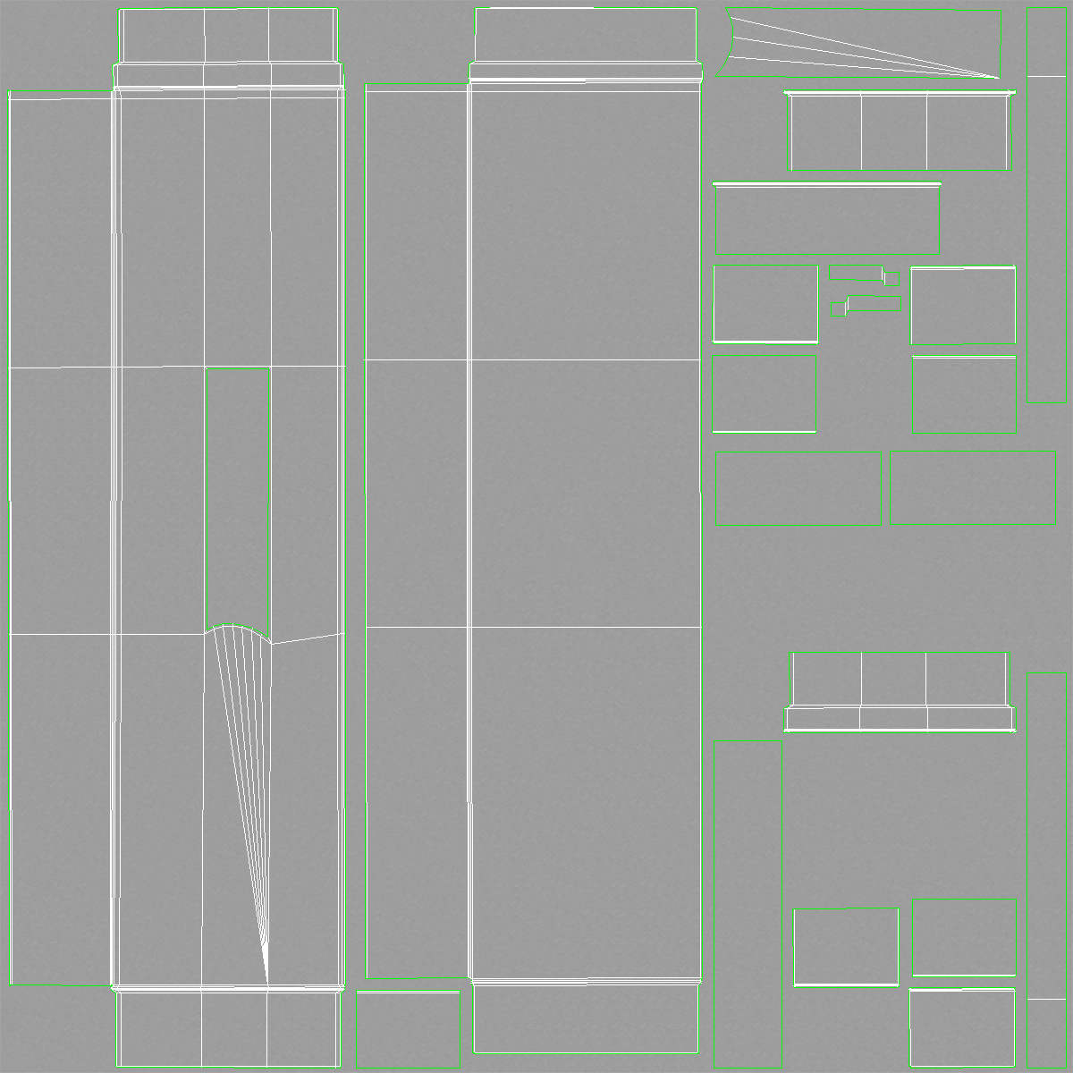 3D Spaghetti Pasta Box Template model