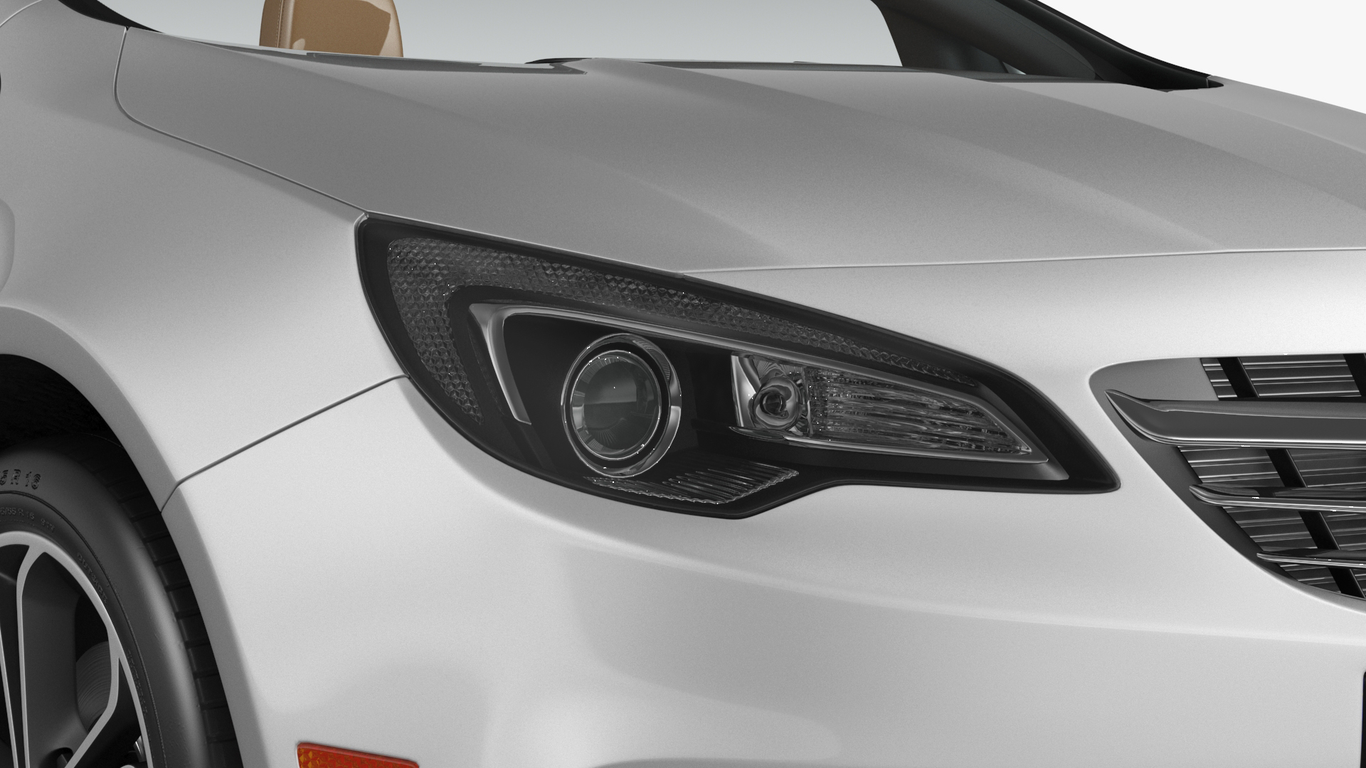 Buick Cascada Cabriolet Convertible Rigged 3D