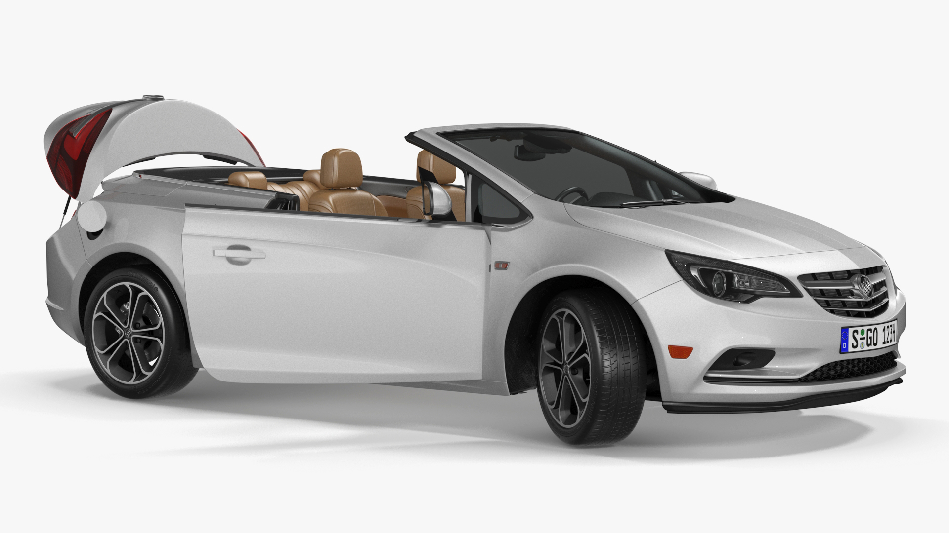 Buick Cascada Cabriolet Convertible Rigged 3D