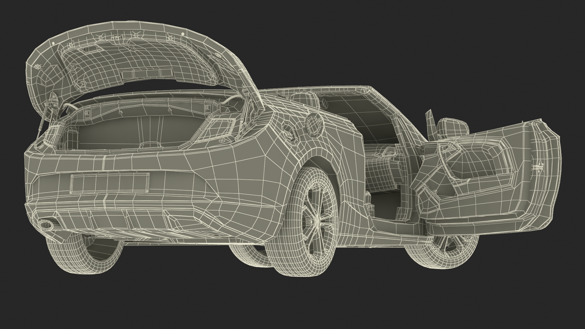 Buick Cascada Cabriolet Convertible Rigged 3D