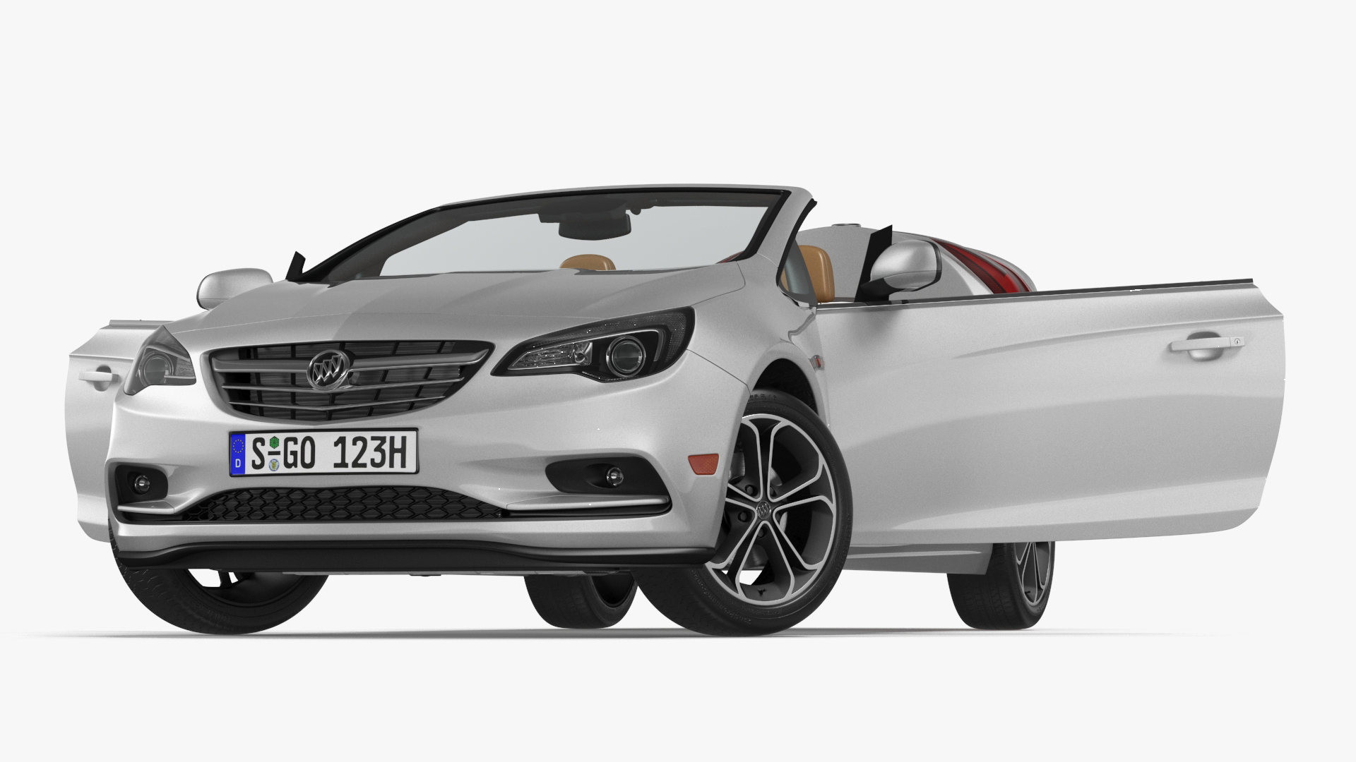 Buick Cascada Cabriolet Convertible Rigged 3D