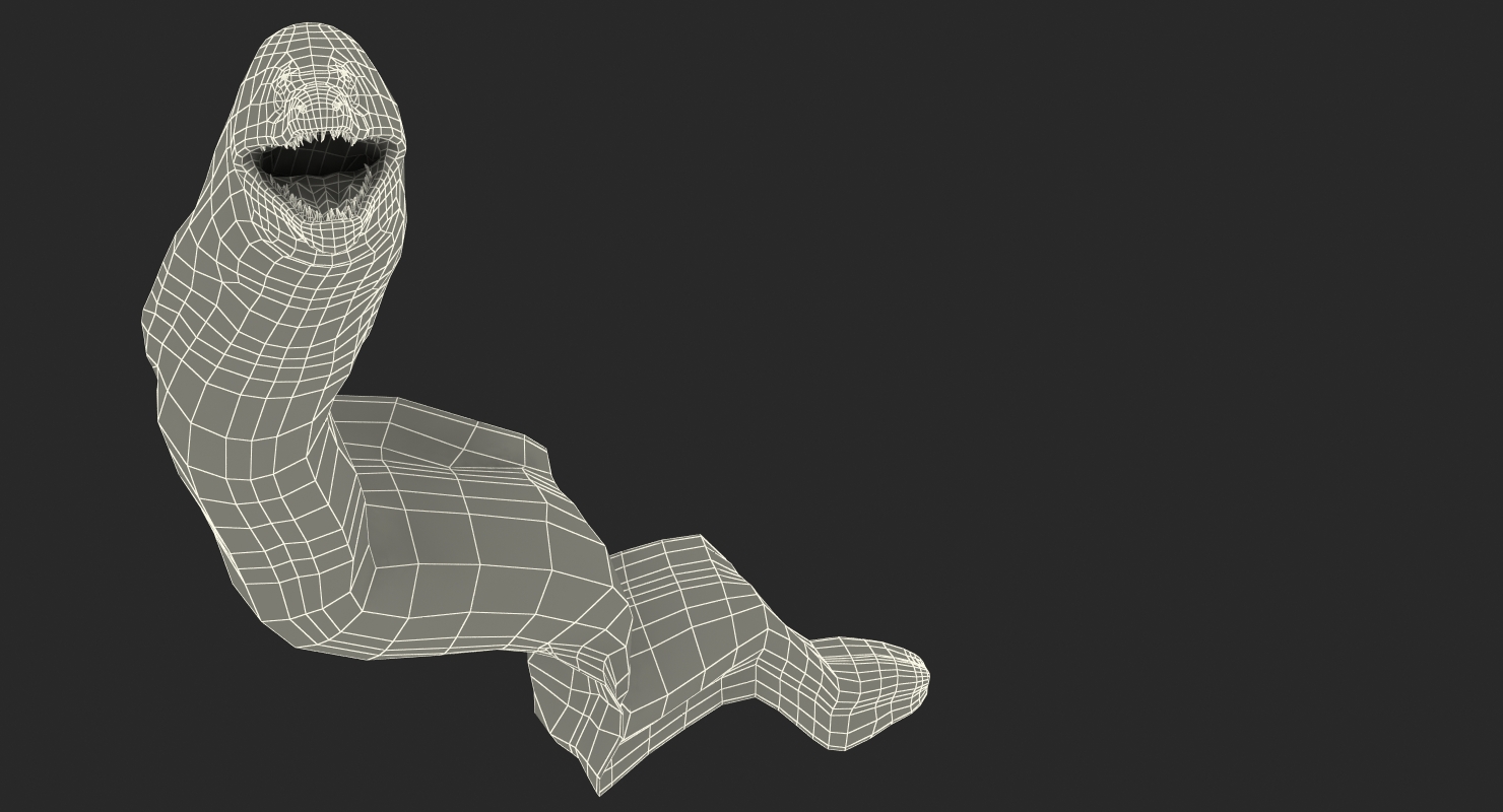 3D Murena Pose 3 model