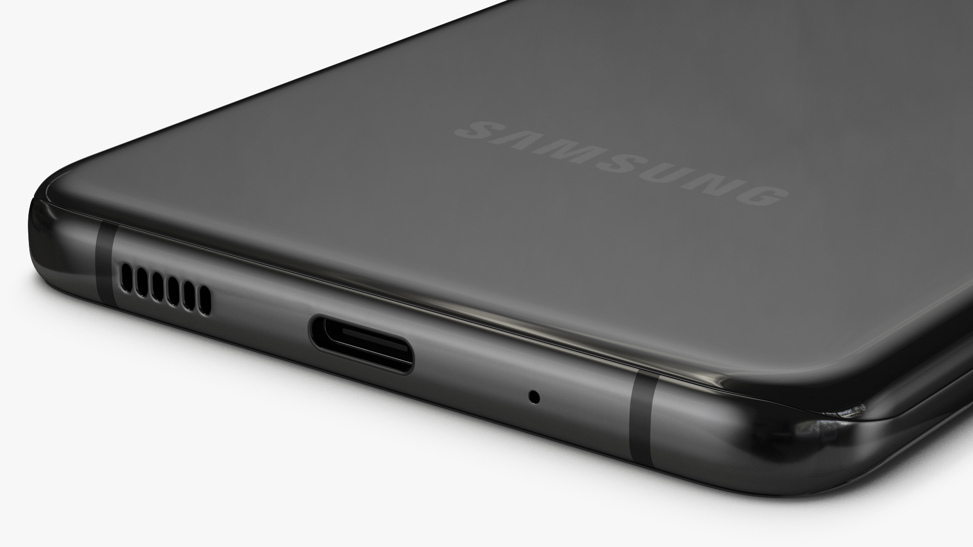 3D model Samsung Galaxy S20 Ultra Black