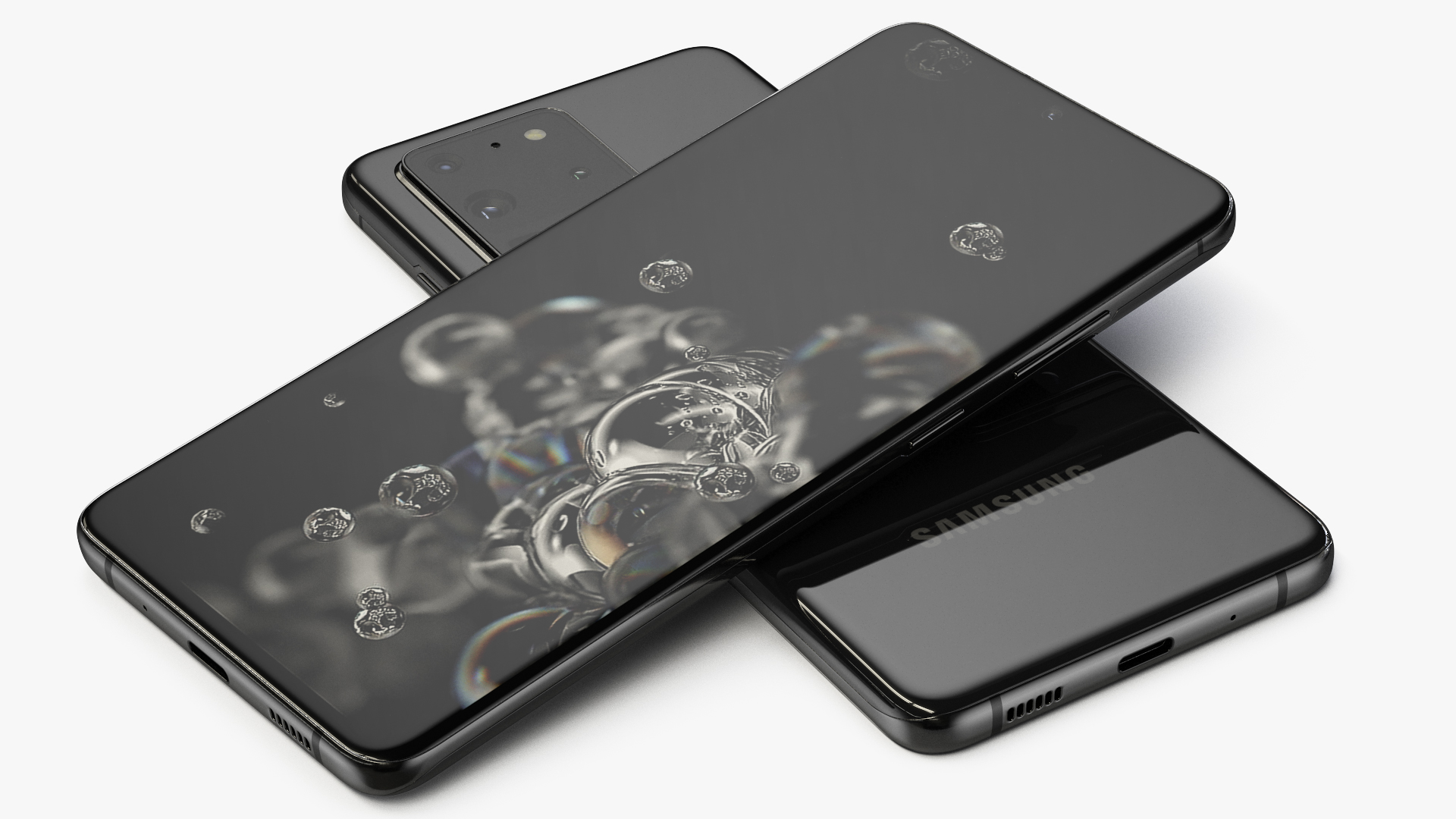 3D model Samsung Galaxy S20 Ultra Black