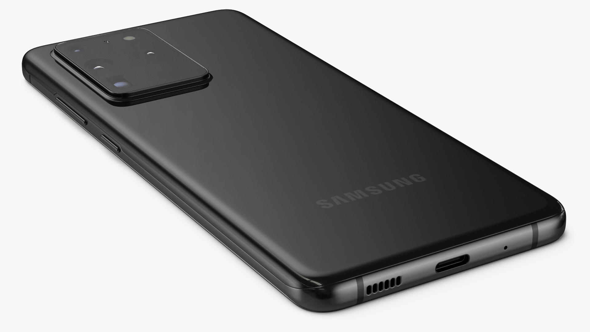 3D model Samsung Galaxy S20 Ultra Black