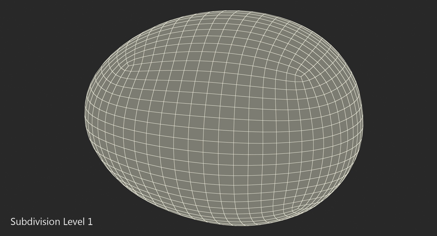 3D Fresh Dinosaur Egg model
