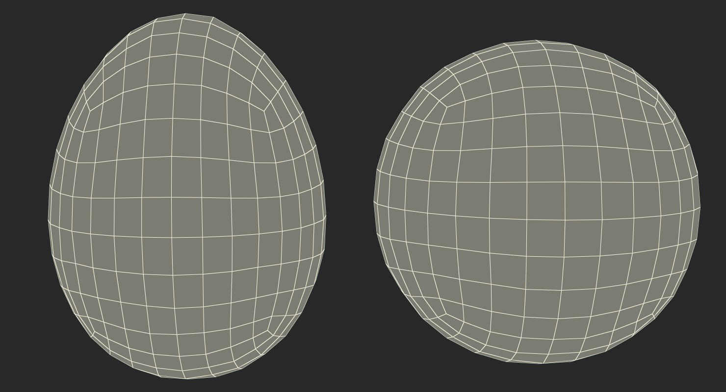 3D Fresh Dinosaur Egg model