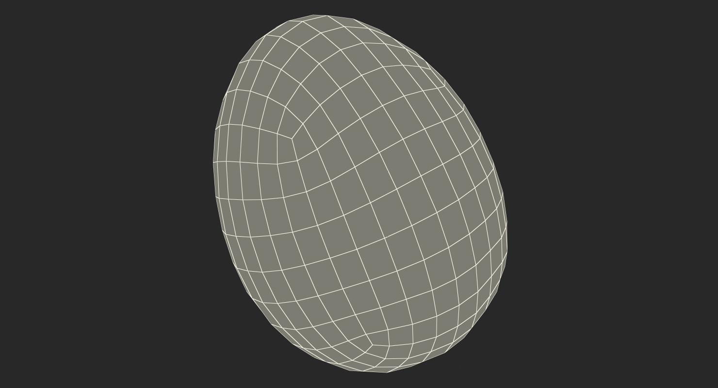 3D Fresh Dinosaur Egg model