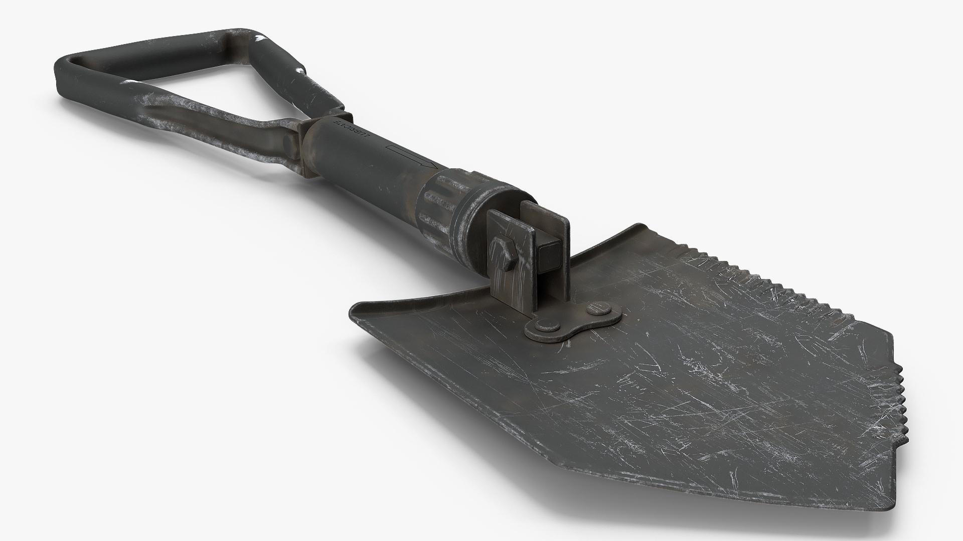 3D Used US GI Military Entrenching Shovel model