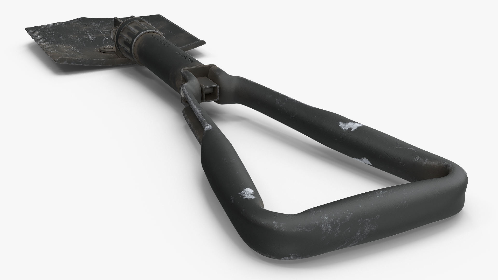 3D Used US GI Military Entrenching Shovel model