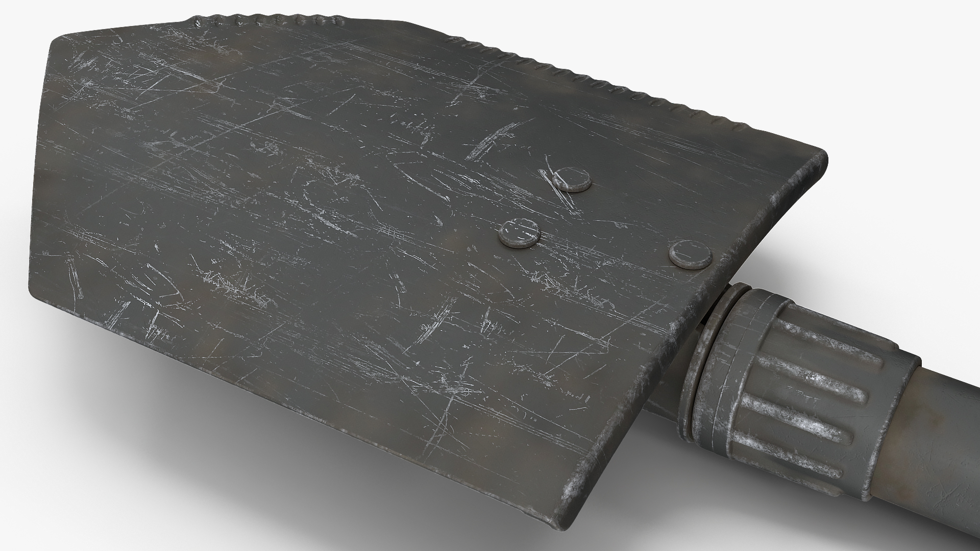3D Used US GI Military Entrenching Shovel model