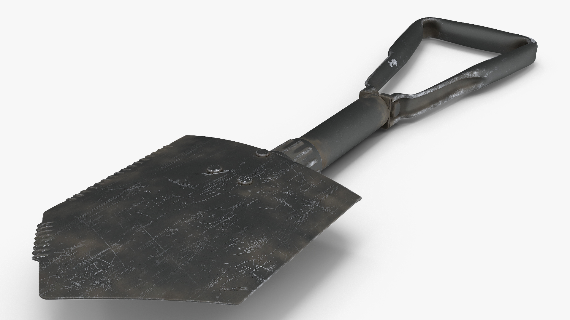 3D Used US GI Military Entrenching Shovel model