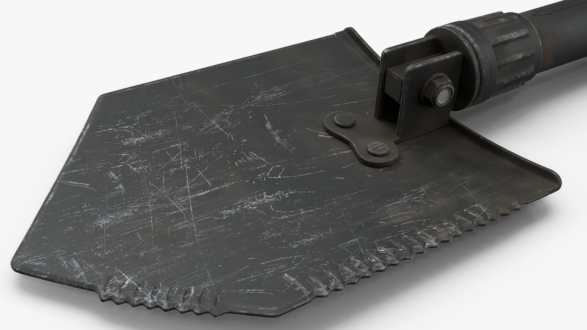 3D Used US GI Military Entrenching Shovel model