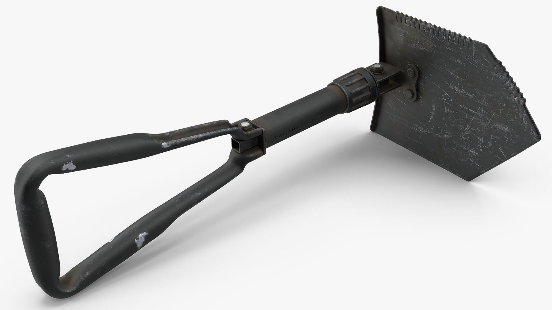 3D Used US GI Military Entrenching Shovel model