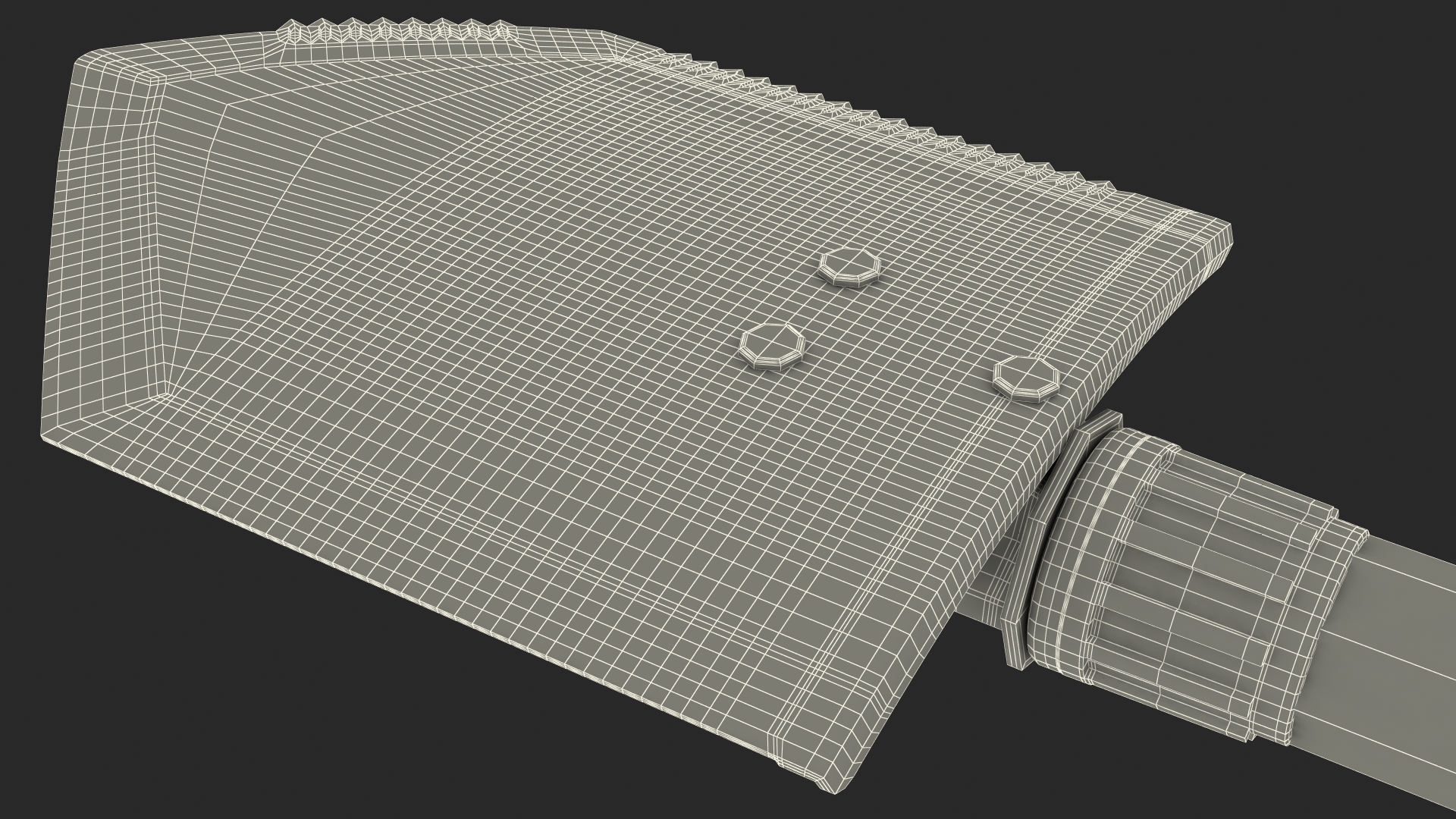 3D Used US GI Military Entrenching Shovel model