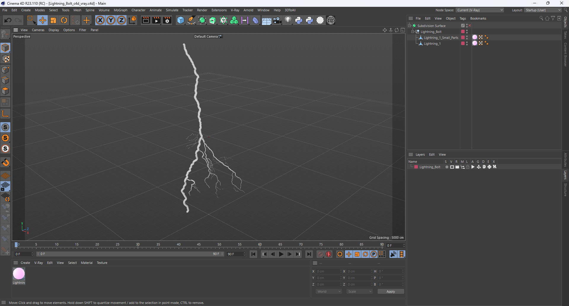 Lightning Bolt 3D model