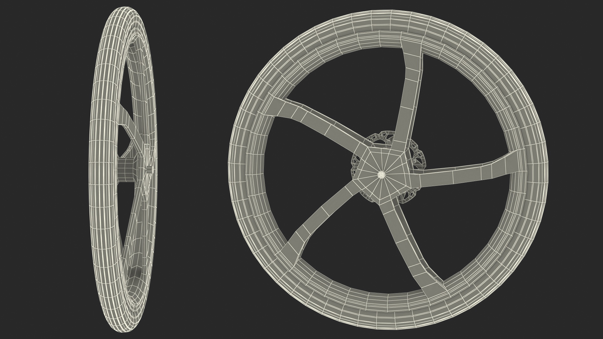 3D Carbon Fiber Bicycle Wheel