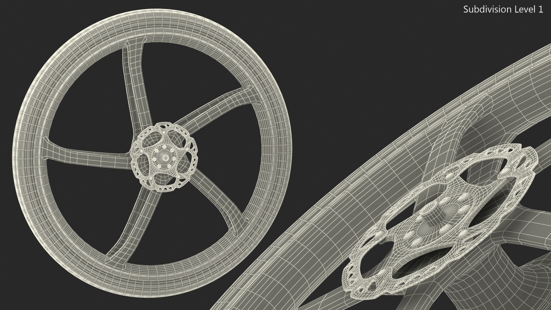 3D Carbon Fiber Bicycle Wheel