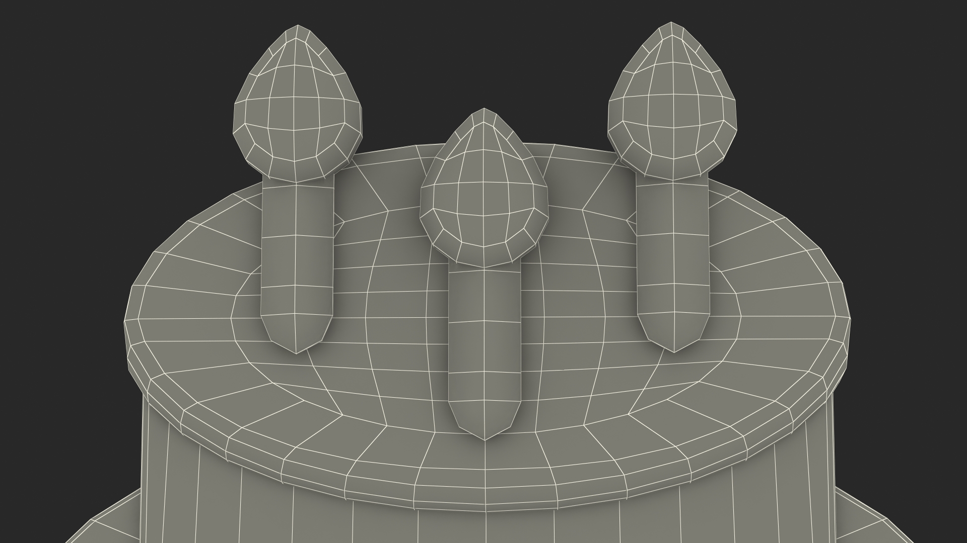 Birthday Cake Emoji 3D model