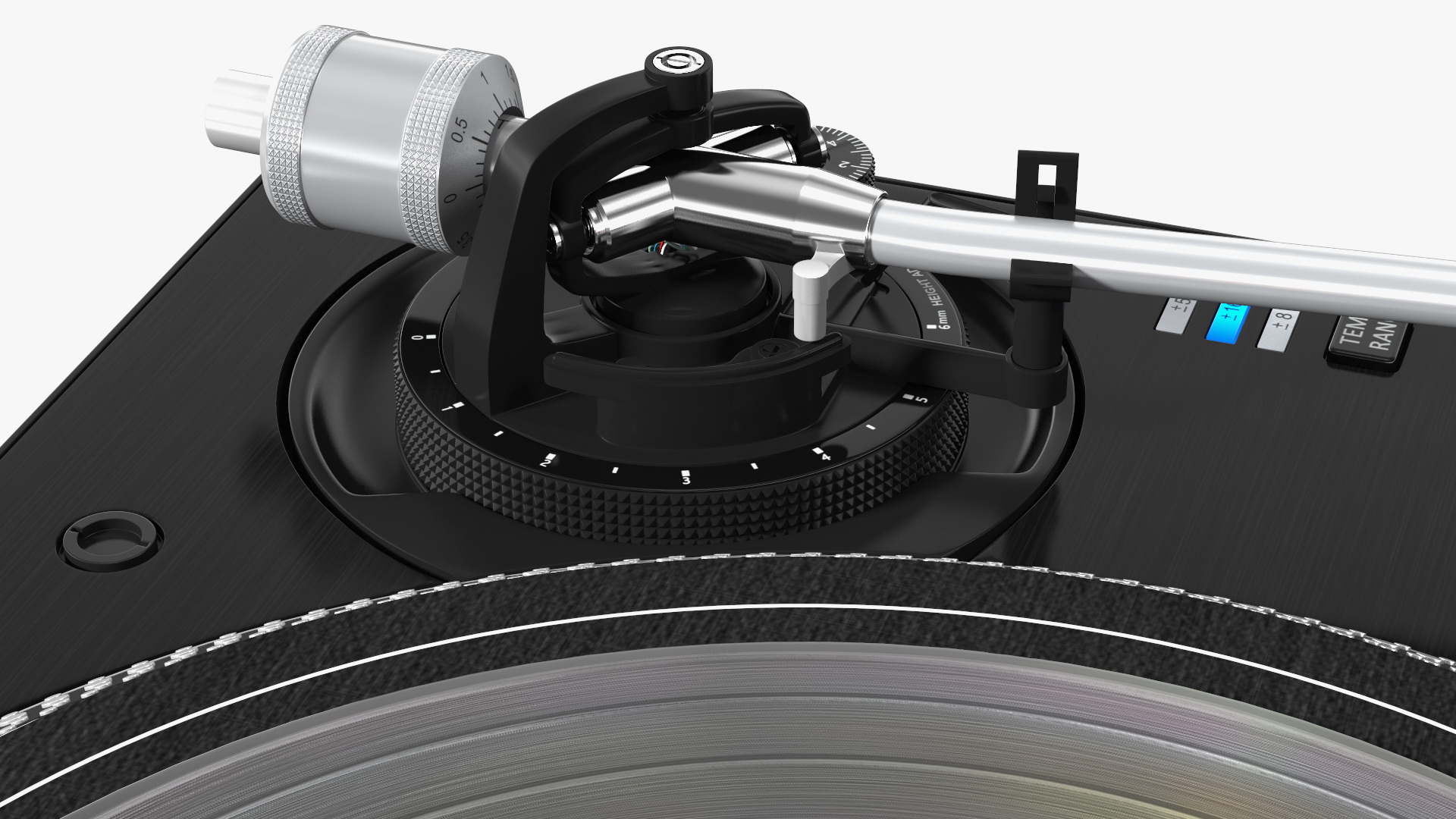 3D model DJ Turntable Pioneer PLX 1000 With Vinyl
