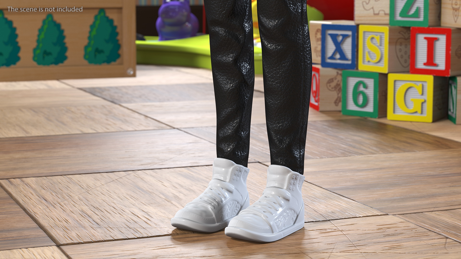 3D model Barbie Ken GTD90 Dressed Rigged Fur