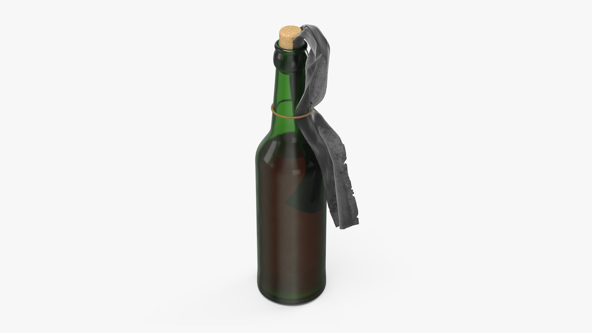 3D model Bottle Bomb Fur