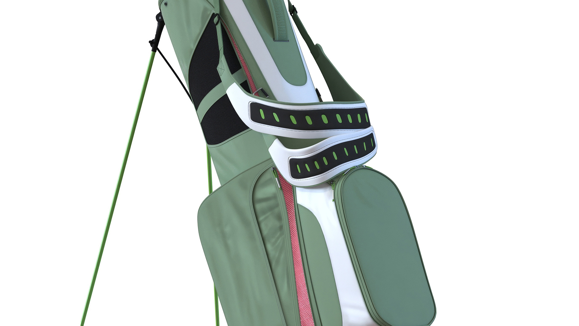 Golf Bag with Clubs 3D model