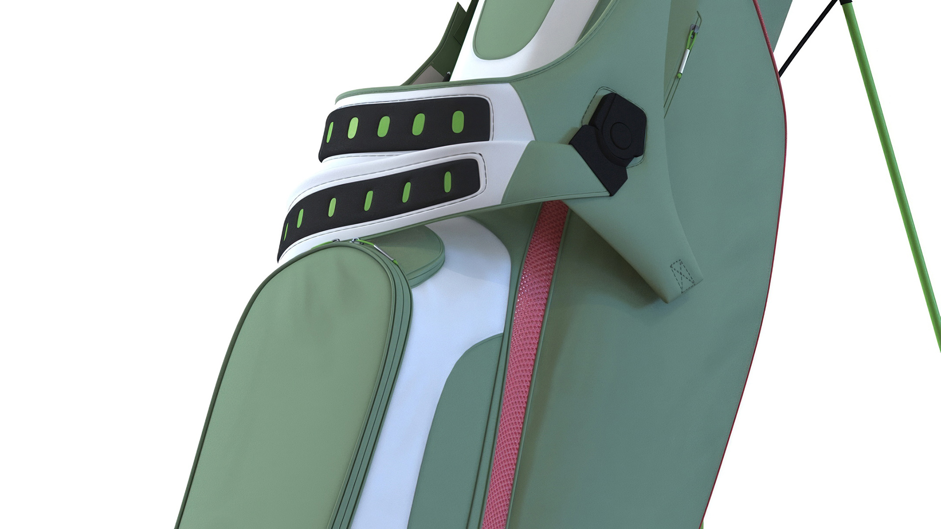 Golf Bag with Clubs 3D model