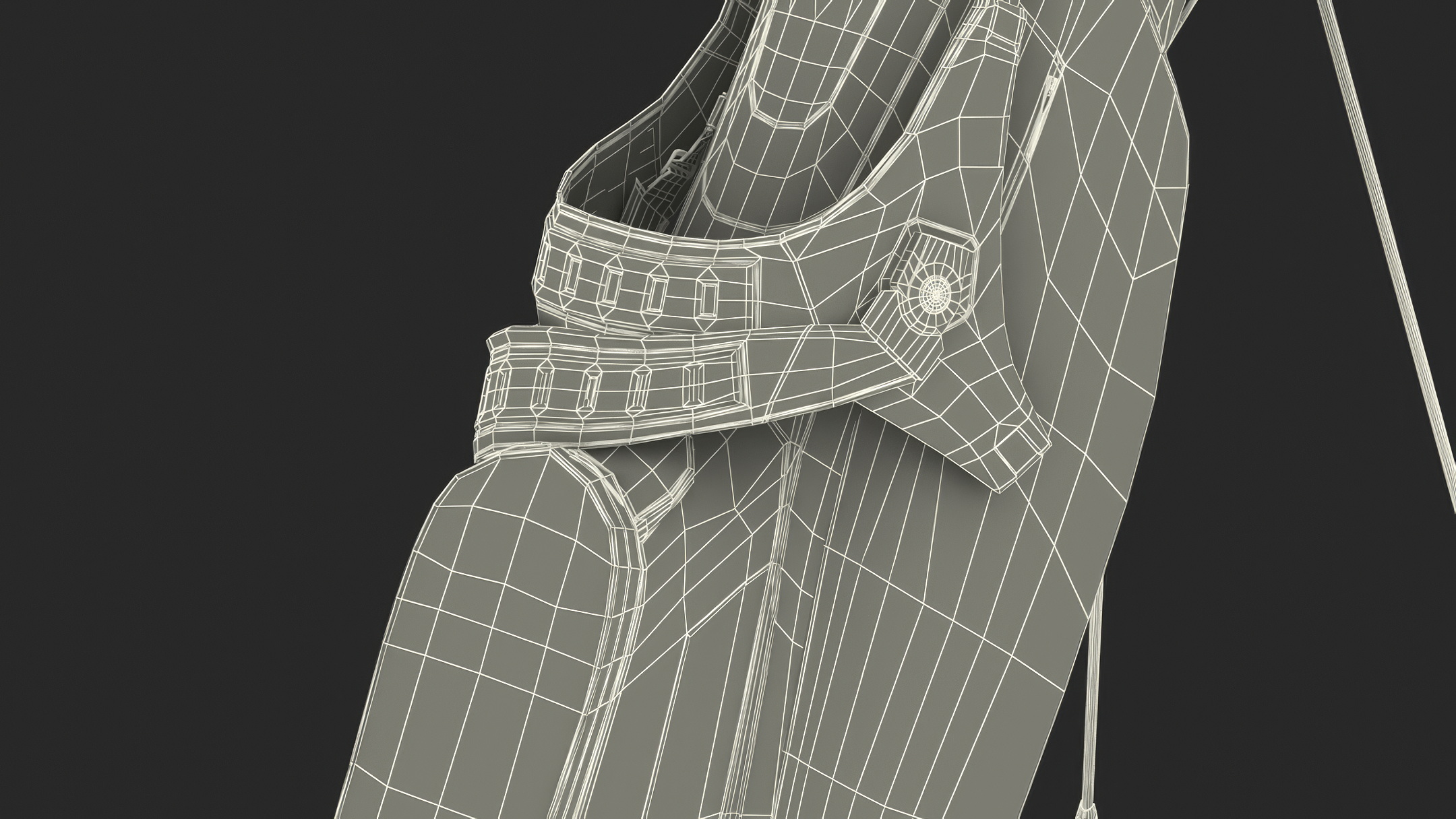 Golf Bag with Clubs 3D model