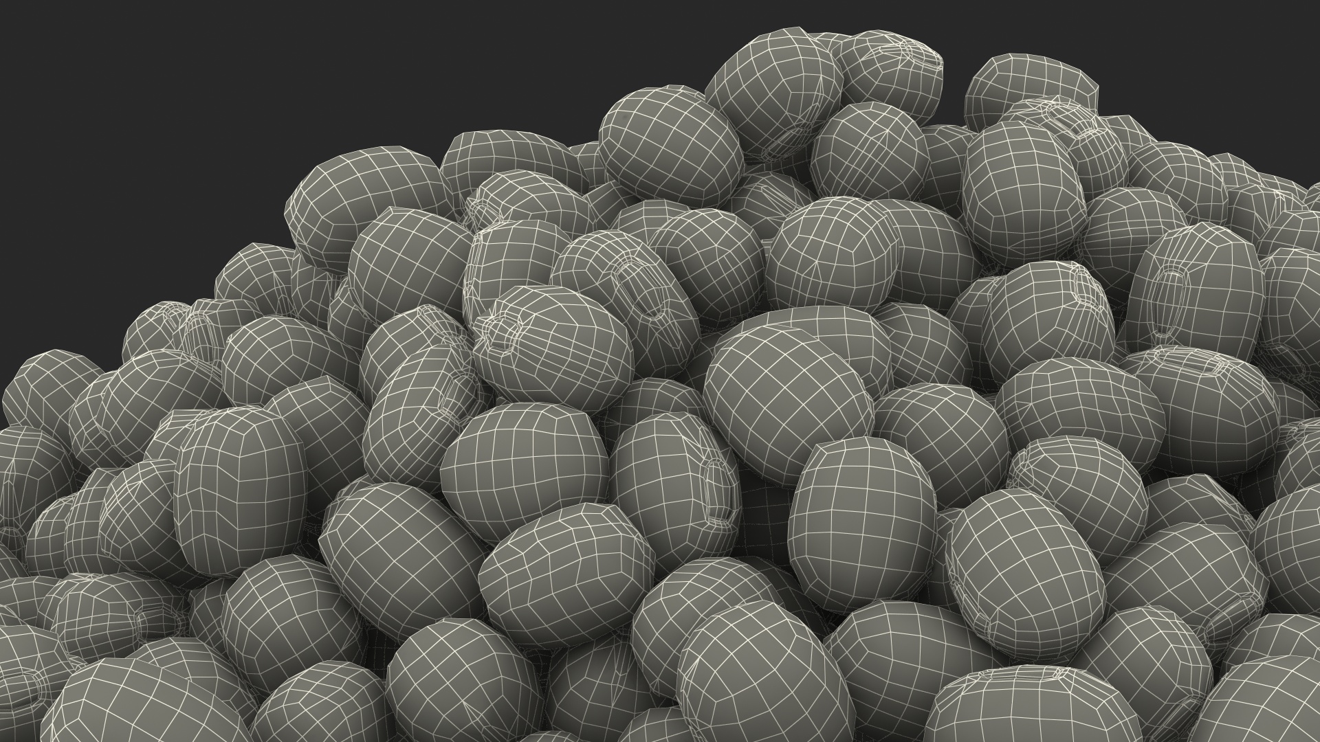 3D model Mung Beans Pile