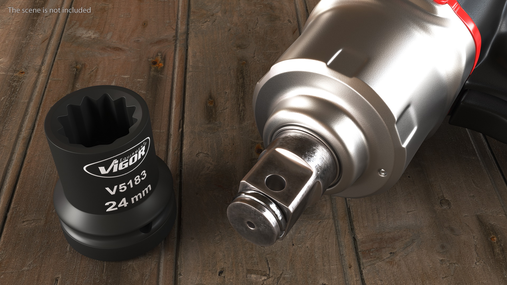 3D Vigor V6899 Air Impact Wrench with Wrench Head